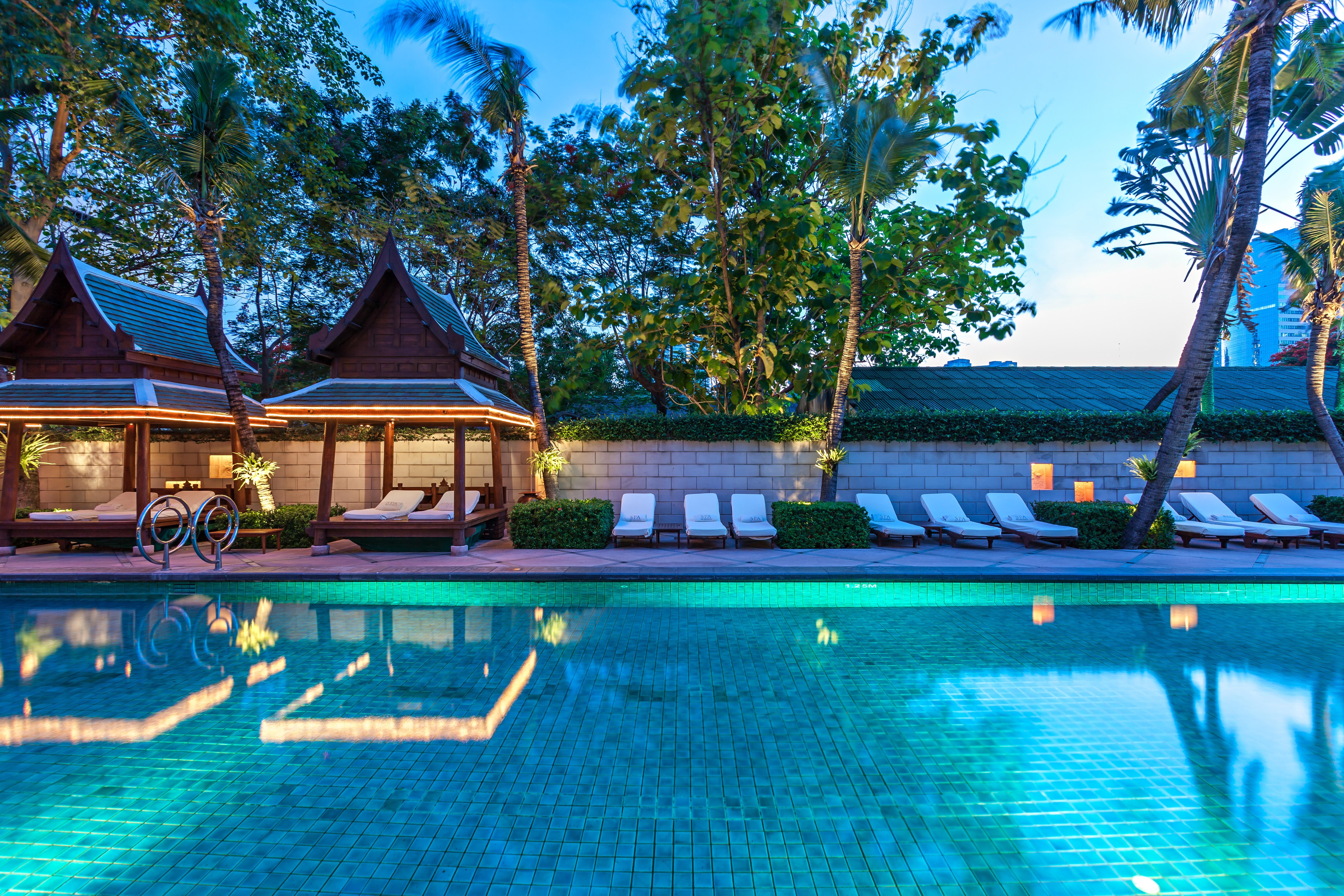 فندق ذا بينينسولا بانكوك المظهر الخارجي الصورة The swimming pool at the hotel